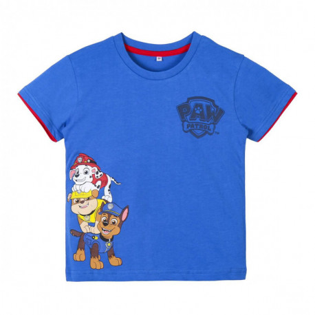 CAMISETA CORTA SINGLE JERSEY PUNTO PAW PATROL