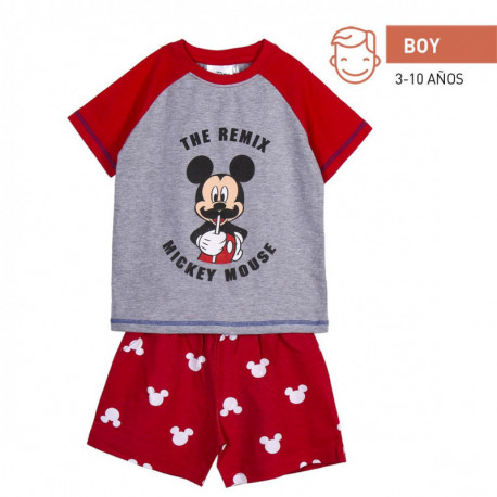 PIJAMA CORTO SINGLE JERSEY PUNTO MICKEY