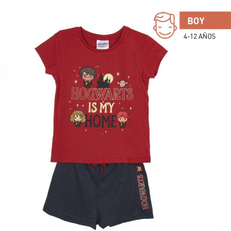 PIJAMA CORTO SINGLE JERSEY PUNTO HARRY POTTER