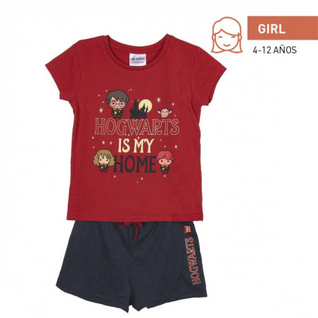 PIJAMA CORTO SINGLE JERSEY PUNTO HARRY POTTER
