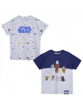 CAMISETA CORTA PACK x2 STAR WARS