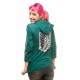 Sweat-shirt Vert fille Attaque sur Titan