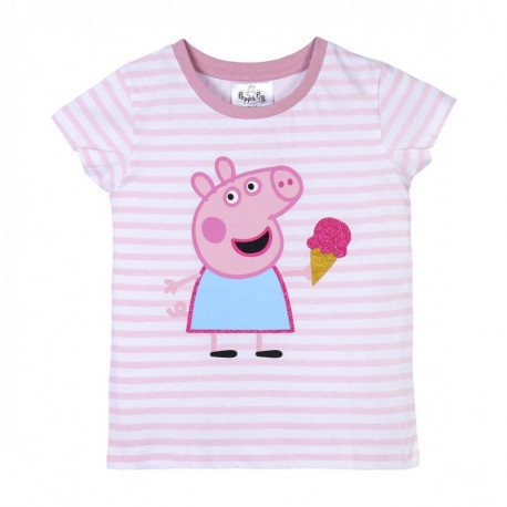 CAMISETA CORTA SINGLE JERSEY PUNTO PEPPA PIG