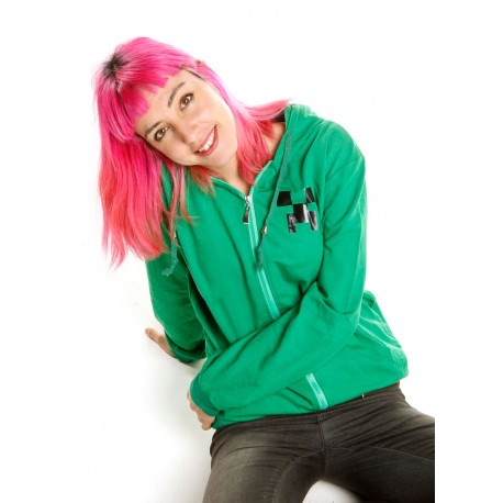 Minecraft sweatshirt creeper zipper