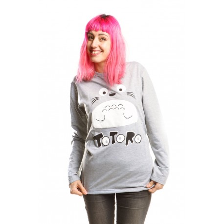 Totoro manica lunga t-shirt
