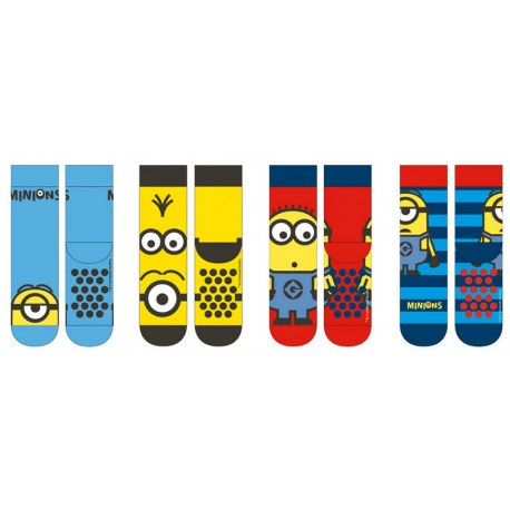 Los Minions Calcetines Antideslizantes 