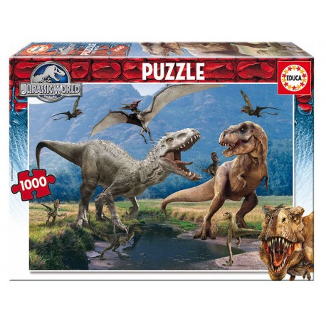 Jurassic Wereld Puzzel 1000 pz