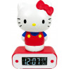 Reloj Despertador con Luz Hello Kitty