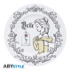 DISNEY Set of 4 Plates Beauty & The Beast