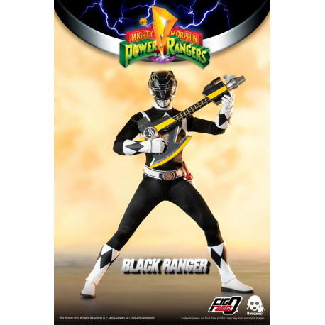 Figura Black Ranger Mighty Morphin Power Rangers 30 cm FigZero
