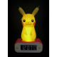 PIKACHU RELOJ DESPERTADOR 20 CM LAMPARA LED POKEMON