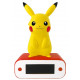PIKACHU RELOJ DESPERTADOR 20 CM LAMPARA LED POKEMON