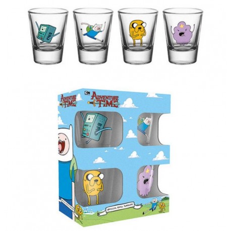 Adventure time Pack of shot glasses