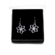 Boucles d'oreilles Galadriel en argent de la Terre du Milieu