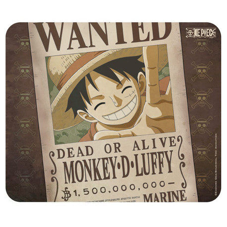 ONE PIECE - Flexible mousepad - Wanted Luffy