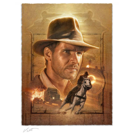 Póster enmarcado Indiana Jones En busca del Arca Perdida 46 x 58 cm Sideshow Collectibles