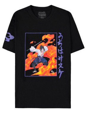 Camiseta Naruto Sasuke Fire