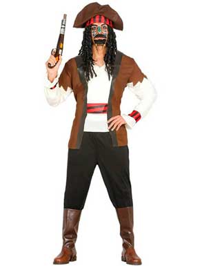 Disfraz de Pirata Guapo Caribe para hombre