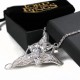 Conjunto Arwen estrella atardecer plata