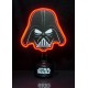 Lampada Al Neon Di Darth Vader