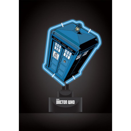 Doctor Who Luminaire Neon Tardis