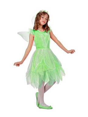 Disfraz de Hada verde para niñas