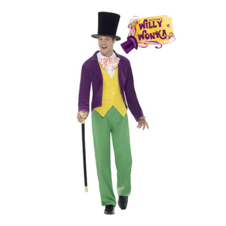 Disfraz Willy Wonka Charlie y la Fábrica de Chocolate Hombre