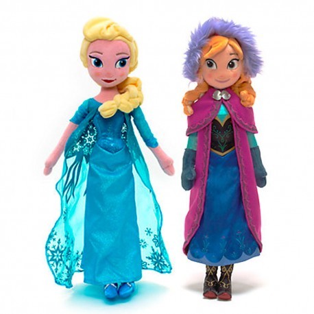 Peluche Anna y Elsa Frozen