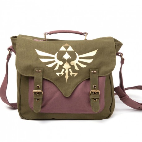 Borsa a tracolla Zelda trifuerza verde