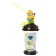 Minions cup with straw