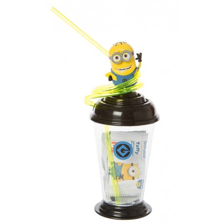 Minions vaso con pajita