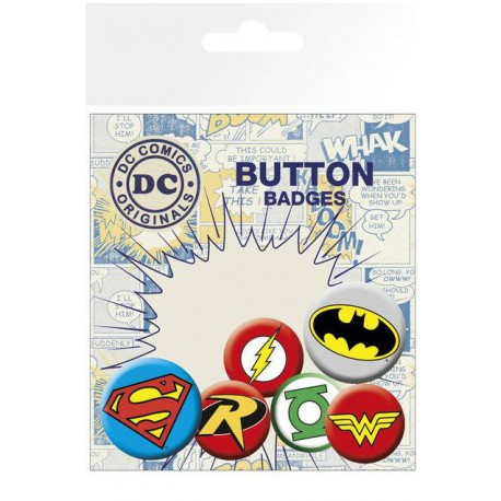 Chapas logos DC Comics