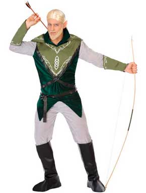 Disfraz de Elfo Arquero para hombre