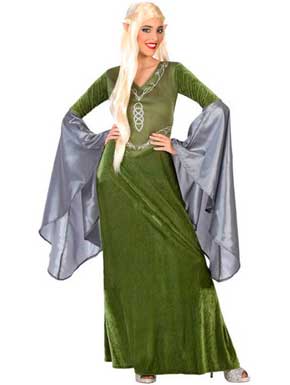 Disfraz de Elfa Verde para mujer