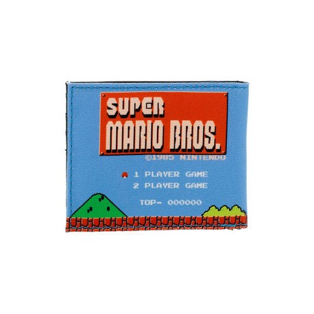 Nintendo portafoglio Super Mario schermo