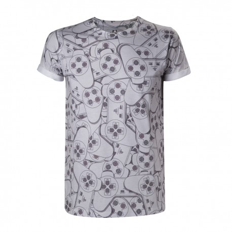 Playstation camiseta mando Play mosaico