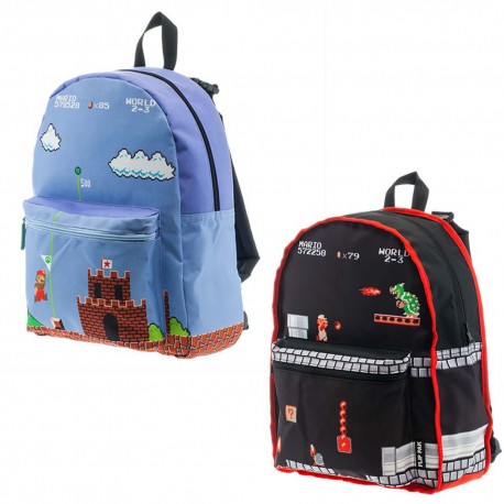 Super Mario Nintendo backpack reversible