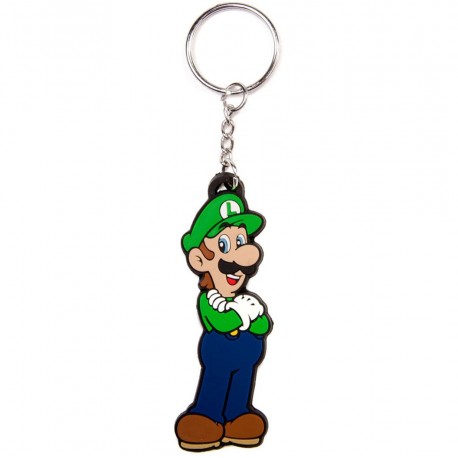 Super Mario portachiavi in gomma Luigi