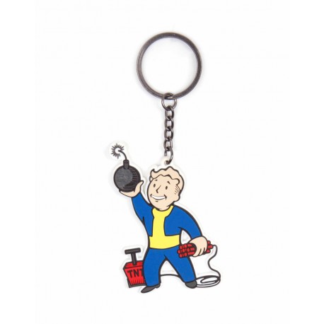 Fallout 4 keychain en caoutchouc Explosifs
