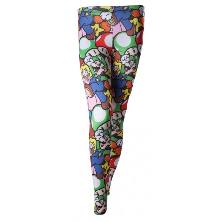 Super Mario leggings caractères