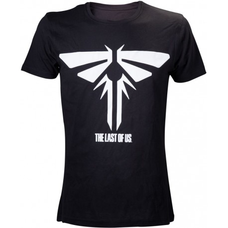 The last of Us black t-shirt logo