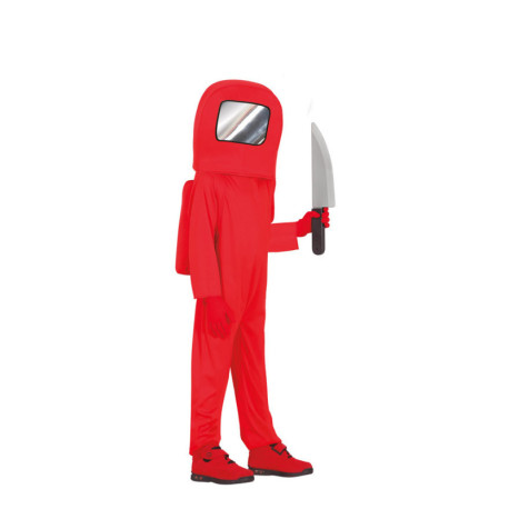 Disfraz de Astronauta Impostor Rojo para niños