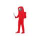 Disfraz de Astronauta Impostor Rojo para adolescentes