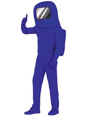 Disfraz de Astronauta Impostor Azul para adolescentes