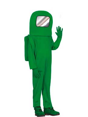 Disfraz de Astronauta Impostor Verde para niños