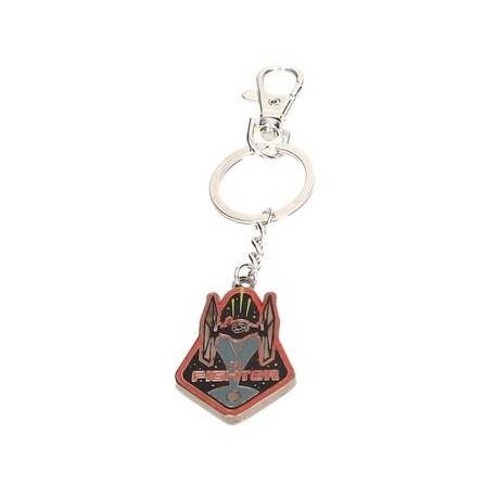 Star Wars Episode VII keychain, metal Tie Fighter