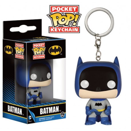 Keychain Mini Funko Pop! Batman Bleu