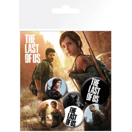 The Last Of Us Pack Chapas Ellie and Joel