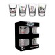 Batman set de 4 verres à shot avec le Joker de The Dark Knight