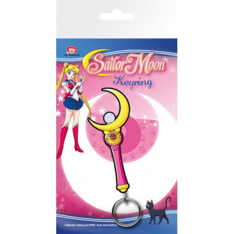 Sailor Moon porte-clés en Caoutchouc Lune Bâton de 7cm